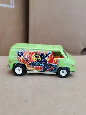 Hot Wheels Pop Culture Masters Of The Universe '70s Van Skeletor With Real Rider • $5.99