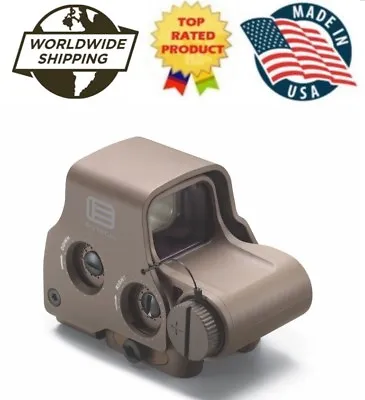 New Eotech Holographic Weapon Sight Exps3-2 Tan W/ Two 1 Moa Red Dot 68 Moa Ring • $748