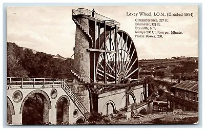 Postcard Laxey Wheel Isle Of Man • £3