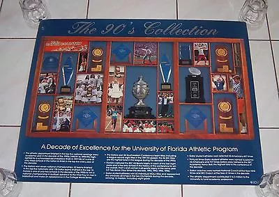 Florida Gators 1990 Decade Of Excellence Athletic Program Poster • $9.99