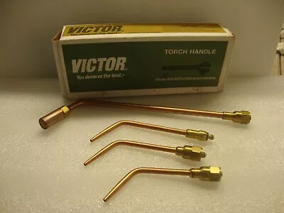 Victor J100C  Welding Brazing Torch Handle Heat Nozzle 6MFAJTips 0WJ1WJ2WJ   • $249.95
