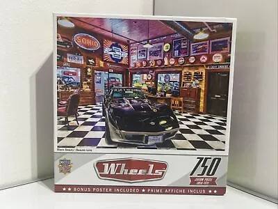 Masterpieces Puzzle Wheels Black Beauty Puzzle 750 Pieces - Brand New Sealed • $17.55
