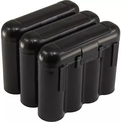 3 AA/AAA / CR123A Black Battery Holder Storage Cases • $21.54