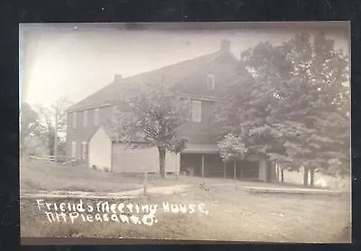 Real Photo Mt. Pleasant Ohio Quaker Meeting House Quakers Opstcard Copy • $11.99