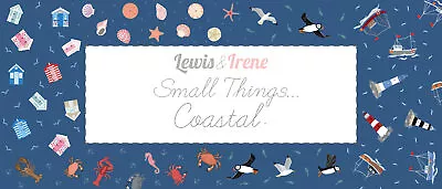 Lewis And Irene 'Small Things Coastal'  100% Cotton Fat Quarter • £4.15