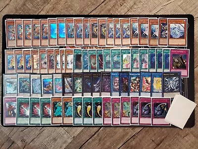 Yugioh Mermail Atlantean Deck Swap Frog Dragoons Abyssmegalo W Extra & Side Deck • $180.95