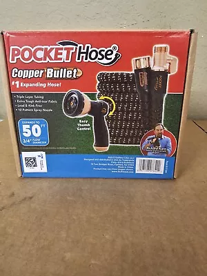 Copper Bullet Garden Hose 3/4 In. Dia X 50 Ft. Expandable 650 Psi Lightweight • $44.99