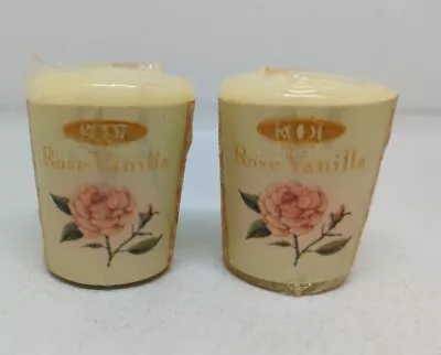 2 ROOT Votive Candles Retired Rose Vanilla Scent New Sealed 20 Hour Burn Time • $4.95