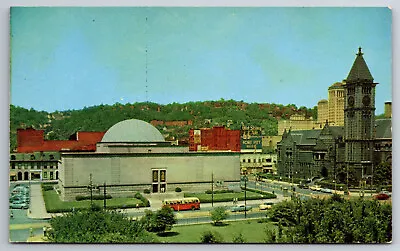 Vintage Postcard PA Buhl Planetarium Institute Of Popular Science Old Bus -3929 • $1.51