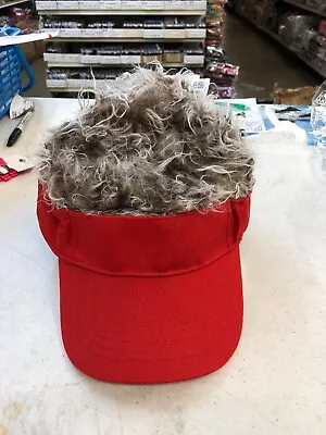 Adjustable Sun Visor Hat With Wig Spiked Hairs Fashion Baseball Golf Cap • $9.99