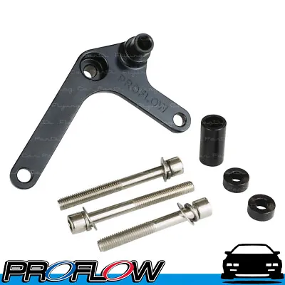 Aluminium Alternator Bracket Kit GM Chev Holden VE-VF Commodores LS3 V8 Black • $201.24