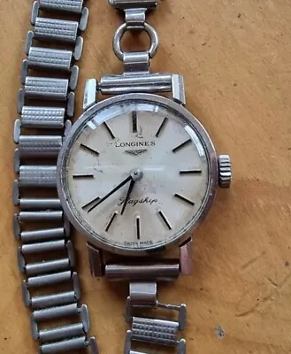 Longines Flagship Ladies Watch Cal 410 Hand Winding Very Good Condition • £100