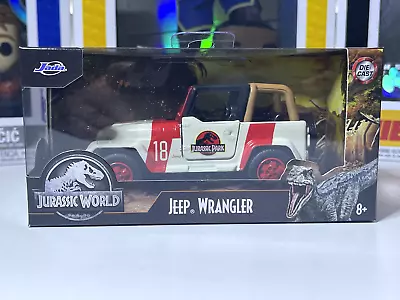 Jeep Wrangler #18 Jurassic Park Red And Beige Jurassic World 1/32 Diecast Model • $9.89
