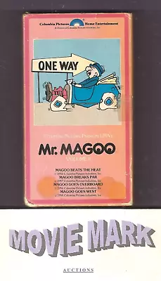 “MR. MAGOO VOLUME II” (Columbia Pictures Home Entertainment) 4 Cartoons Vhs RARE • $19.99