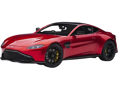 2019 Aston Martin Vantage (rhd) Hyper Red W/carbon Top 1/18 Model Autoart 70277 • $209.99