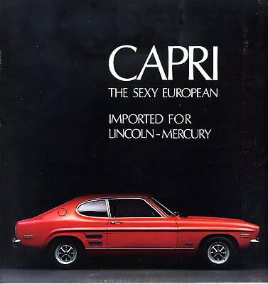 Mercury Capri 1971 Dealer Brochure • $5.95