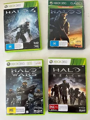 Halo Games Collection (3 4 Wars And Reach) For Xbox 360 • $15
