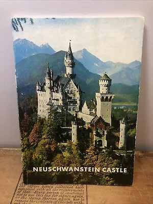 Vintage 1977 Neuschwanstein Castle Schloss Tour Guide Book Munich Bavaria • $5