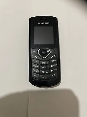 Samsung GT E1170 - Black (Orange) Mobile Phone • £13