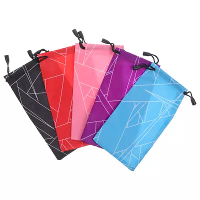 5 Pcs Sunglasses Pouch Microfiber Sunglasses Storage Pouch Sunglasses Pouch Case • $8.17