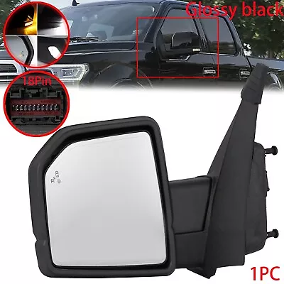 Driver Left Side Mirror For 2015-2020 Ford F-150 Power Folding Memory Blind Spot • $189.99