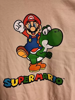 Super Mario And Yoshi Men's Large Tshirt-Offical Nintendo Licensed Product  • $19.99