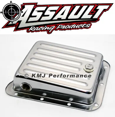 Pan Fill Ford C4 Chrome Steel Automatic Transmission Pan - Stock Capacity • $50.99