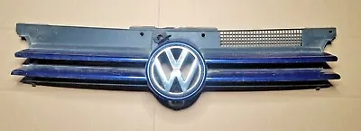 VW Golf 4 Radiator Grille Front Mask Grill Indigo Blue 1j0853651h 1j0853655g • $53.44