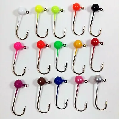 10 PK Painted Round Jig Heads. Various Sizes And Colors. Colors 1-24. • $6.30