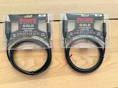 2 Pack Mogami Gold Balanced 6FT 1/4-inch TRS Male To XLR Male Patch Cable • $80