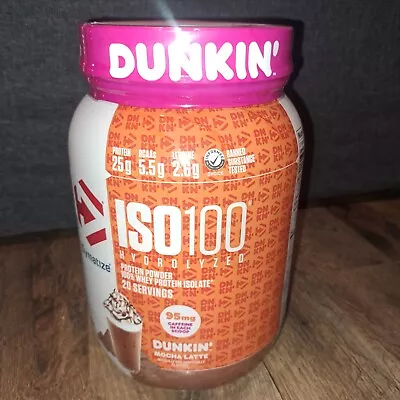 New DYMATIZE ISO100 Hydrolyzed Whey Protein Powder Dunkin' Mocha Latte • $25.99