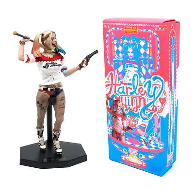 $97.99 • Buy Crazy Toys DC Justice Comic Harley Quinn 30cm Real Clothes Action Figure Model