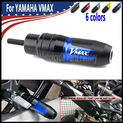 For Yamaha VMAX1700 VMAX1200 Frame Slider Crash Exhaust Slider Protector M8 Size • $26.03