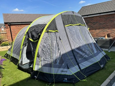 £495 • Buy Hi Gear Airgo Cirrus 6 Berth Air Beam Tent