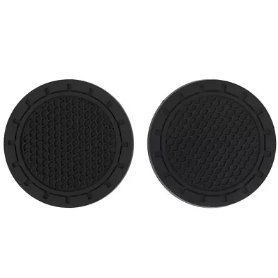 Part Car Coasters Silicone Simple 2PCS Accessories Cup Holder For Auto • $19.12