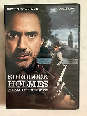 Sherlock Holmes: A Game Of Shadows (DVD 2011) Robert Downey Jr. Jude Law OOP • $4.48