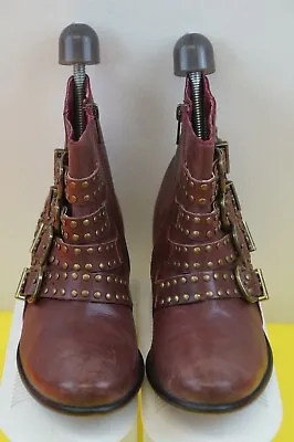 Ecote Rust Brown Ankle Boots Sz 8 • $29.99