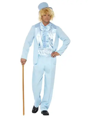 90s Stupid Tuxedo Costume Blue Movie Halloween Party Fancy Dress Costume • $76.95