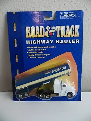Maisto Road & Track Highway Hauler 6  Pepsi-Cola Tanker Delivery Truck #15021W • $17.99