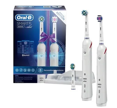 $199.88 • Buy Oral B Smart 5000 Dual Handle Electric Toothbrush Brand New