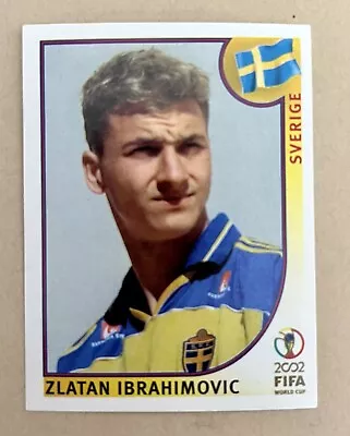 Zlatan Ibrahimovic 2002 FIFA World Cup Panini Rookie RC Sticker #456 Sweden PSA • $170