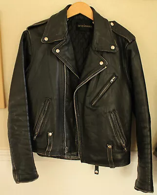 Vintage Harley Davidson Leather Jacket Size 42 Motorcycle Jacket • $200