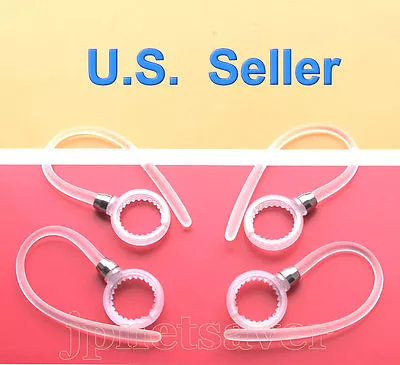 4  White MOTOROLA HX550 H17 H17txt H19txt H525 Elite HZ720  Replacement Earhook • $13.95