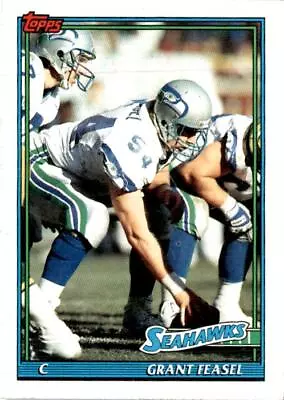 1991 Topps Football #271 Grant Feasel Seattle Seahawks Vintage Original • $1