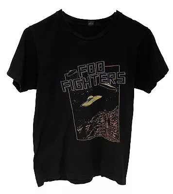 Foo Fighters 2015 Concert Band T Shirt Mens Small UFO Aliens USA Tour Black READ • $19.99