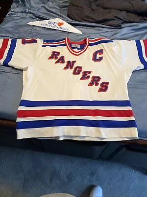 Mark Messier New York Rangers Authentic CCM Jersey With 1994 Stanley Cup Patch • $250