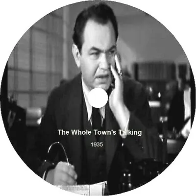 The Whole Town's Talking - 1935 Edward G. Robinson Jean Arthur DVD  Comedy • £3.50