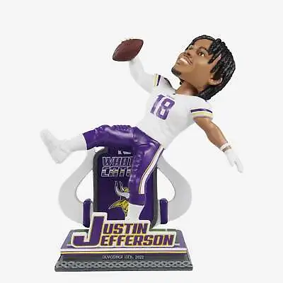 Justin Jefferson Minnesota Vikings The Catch Bobblehead NFL Football • $199.99