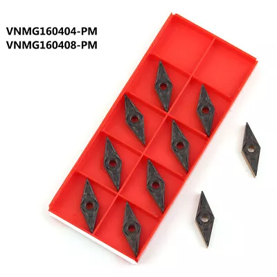 10pcs VNMG 1604 08 -PM VNMG 332 -PM VNMG160408  Lathe Turning Carbide Insert • $29.30