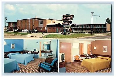 C1950s Multiview Of Hilltop Motel Detroit Michigan MI Vintage Postcard • $14.98